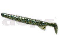 DEPS Deathadder Shad 4" 24 Smoke Pepper Blue & Gold Flake