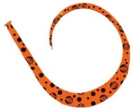 KAIYU Silicone Necktie Big WG Single #IS Orange Dot