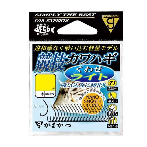 GAMAKATSU T1 Kyogi Kawahagi Kuwase Light [Nano Smooth Coat] #5.0 (20pcs)