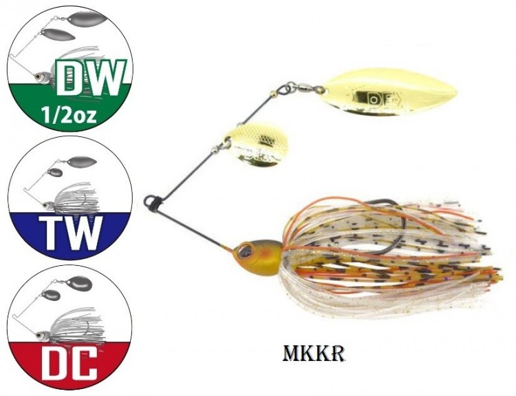 BERKLEY Dex Spinnerbait 3/8oz TW #MKKR Matte Kinkuro