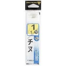 GAMAKATSU Chinu w/45cm Thread [White] #5 (4pcs)