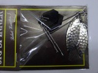 CORMORAN Jig Spichatter Willow Blade #4 Hammered Nickel