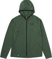 DAIWA DE-5224 Bug Blocker Full Zip Shirt (Ash Green) 2XL