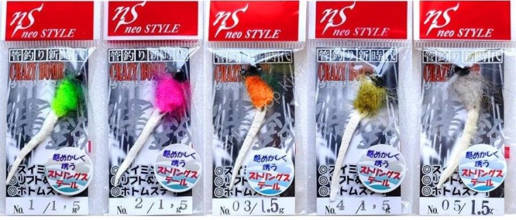 NEO STYLE Crazy Bomb III ST 1.5g #05 White White Tail