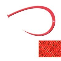 KAIYU Silicone Necktie Single Curly #Red Dot Gold