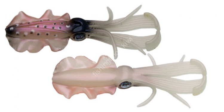 ECOGEAR Power Squid 3.5" #517 CP Real Pearl Aori Squid (Night Light)