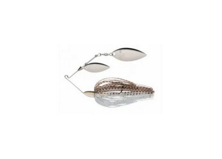 KEITECH Baby TEE-Bone Spinnerbait Double Willow (DW) 1/4oz #527 Crystal Wakasagi