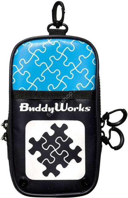 BUDDY WORKS Buddy Pouch #Black x Blue Boxes & Bags buy at