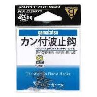 GAMAKATSU Hatobari Ring Eye [NS Black] #0.8 (19pcs)