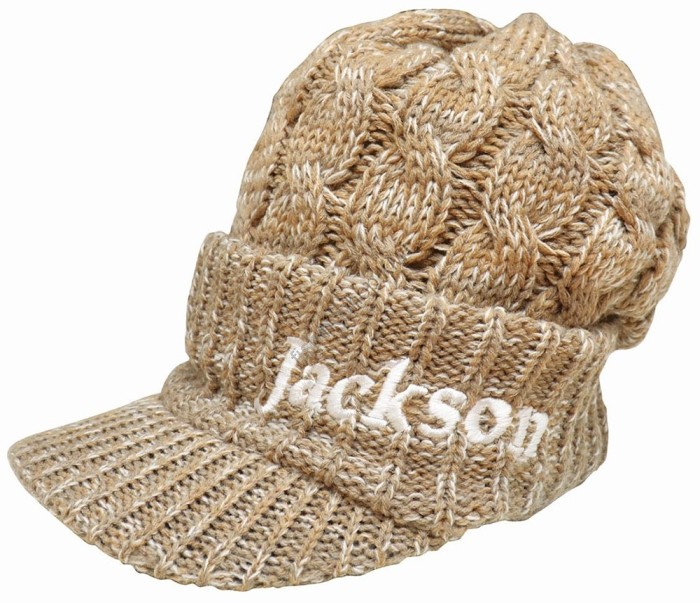 JACKSON KNIT CAP BEIGE / IVORY